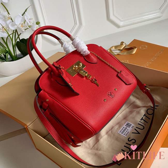 Louis Vuitton Milla Veau leather bag in red M54347 - 1