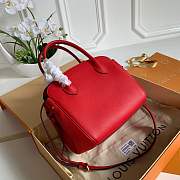 Louis Vuitton Milla Veau leather bag in red M54347 - 6
