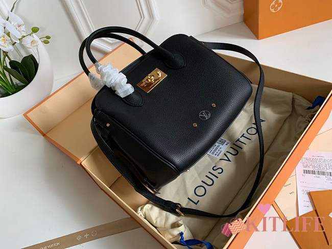Louis Vuitton Milla Veau leather bag in black M54347 - 1