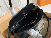 Louis Vuitton Milla Veau leather bag in black M54347 - 5