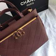 Forubags Chanel Tote Bag Dark Wine Red 57563 - 2