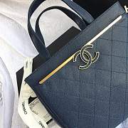 Forubags Chanel Tote Bag Dark Blue 57563 - 4