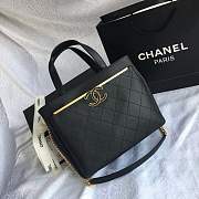 Forubags Chanel Tote Bag Black 57563 - 4