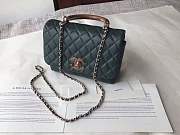 Forubags  Chanel Flap Bag Dark Green - 5