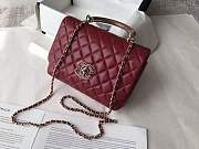 Forubags Chanel Flap Bag Wine Red - 1