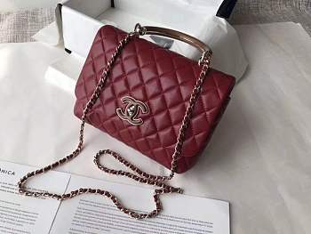 Forubags Chanel Flap Bag Wine Red