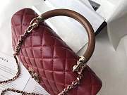 Forubags Chanel Flap Bag Wine Red - 4