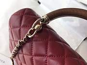 Forubags Chanel Flap Bag Wine Red - 6