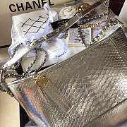 Forubags Chanel Gabrielle python Bag Silver - 3