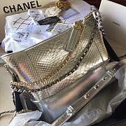 Forubags Chanel Gabrielle python Bag Silver - 5