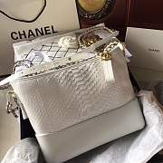 Forubags Chanel Gabrielle python Bag White - 1