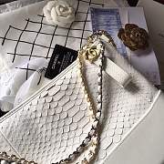 Forubags Chanel Gabrielle python Bag White - 4