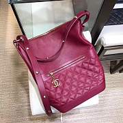 Forubags Chanel Hippie Bag Wine Red - 6