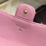 Forubags Chanel Wallet Calfskin in cherry With Gold Hardware 80758 - 6