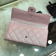 Chanel Wallet Caviar in Bright pink With Silver Hardware - 2