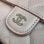 Chanel Wallet Caviar in Bright pink With Silver Hardware - 3