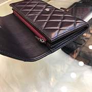 Forubags Chanel Wallet Lambskin in Black With Silver Hardware - 3