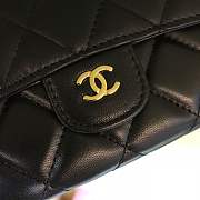 Forubags Chanel Wallet Lambskin in Black With Gold Hardware	 - 4