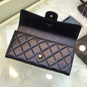 Forubags Chanel Wallet Lambskin in Black With Gold Hardware	 - 3