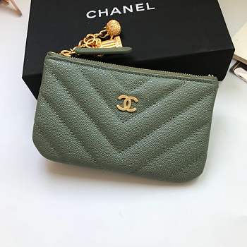 Forubags Chanel wallet Green 82365 