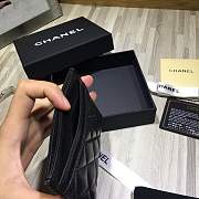 Forubags Chanel Card Holder Black Silver hardware - 6