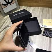 Forubags Chanel Card Holder Black Silver hardware - 3