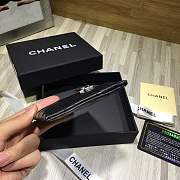 Forubags Chanel Card Holder Black Silver hardware - 2