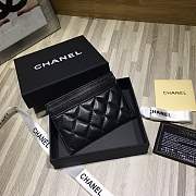 Forubags Chanel Card Holder Black Gold hardware - 5