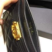 Forubags Chanel Card Holder Black Gold hardware - 6