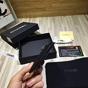 Forubags Chanel Card Holder Lambskin Black Sliver hardware - 4