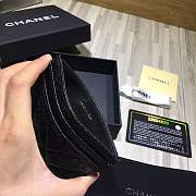 Forubags Chanel Card Holder Lambskin Black Gold hardware - 2