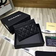 Forubags Chanel Card Holder Lambskin Black Gold hardware - 5