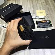 Forubags Chanel Card Holder Lambskin Black Gold hardware - 6