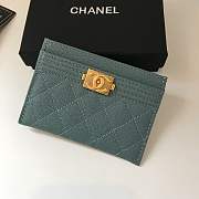 Forubags Chanel leboy Card Holder Smoky blue 83341 - 1