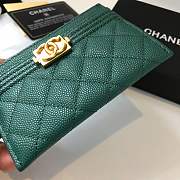 Forubags Chanel leboy Card Holder Dark Green 83341 - 3