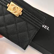 Forubags Chanel leboy Card Holder Black 83341	 - 6