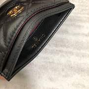 Forubags Chanel Card Holder Black Gold hardware A84386 - 3