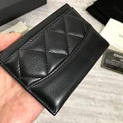 Forubags Chanel Card Holder Black Gold hardware A84386 - 4