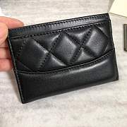 Forubags Chanel Card Holder Black Silver hardware A84386 - 5