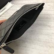 Forubags Chanel Clutch Black Silver hardware A84402  - 2