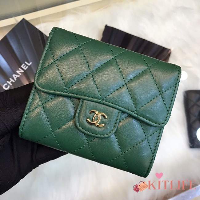 Forubags Chanel Wallet Green 82288 - 1