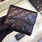 Forubags Chanel Wallet Black Gold hardware 82288 - 1