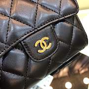 Forubags Chanel Wallet Black Gold hardware 82288 - 4