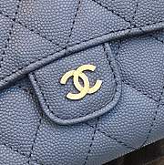 Forubags Chanel Wallet Smoky blue Gold hardware 82288 - 4