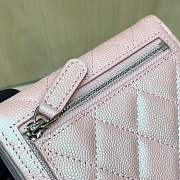 Forubags Chanel Wallet Bright pink Silver hardware 82288 - 2