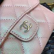 Forubags Chanel Wallet Bright pink Silver hardware 82288 - 3