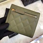 Forubags Chanel Wallet Surface green lining pink Gold hardware 82288 - 5