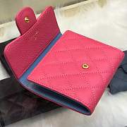 Forubags Chanel Wallet Surface red lining blue Gold hardware 82288 - 2