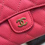 Forubags Chanel Wallet Surface red lining blue Gold hardware 82288 - 6