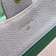 Forubags Chanel Wallet Pink Surface Green Lining Gold hardware 82288 - 3
